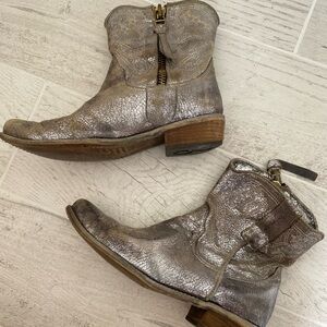 Boutique 9 Distressed Metallic Cowboy Boots